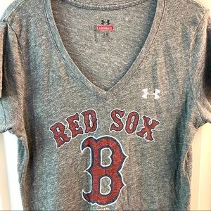 Under Armour Semi-fitted Red Sox V-Neck
